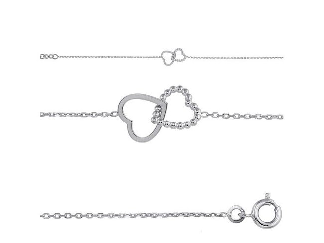 Saunier | Bracelet | Argent | Coeur | 7011139 11 Saunier | Bracelet | Argent | Coeur | 7011139 11