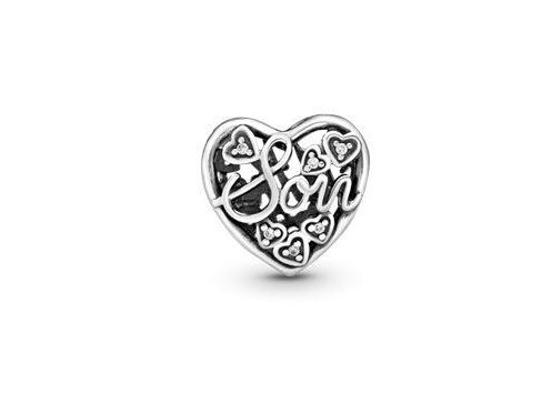 Pandora | Charm | Coeur| Inscription Mère & Fils | 792109CZ Pandora | Charm | Coeur| Inscription Mère & Fils | 792109CZ