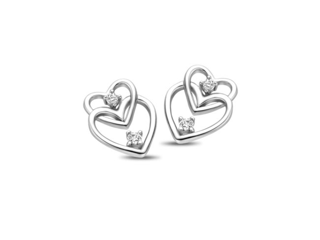 Naiomy Silver | Boucles d'Oreilles | Argent | Coeur | B1G07 Naiomy Silver | Boucles d'Oreilles | Argent | Coeur | B1G07