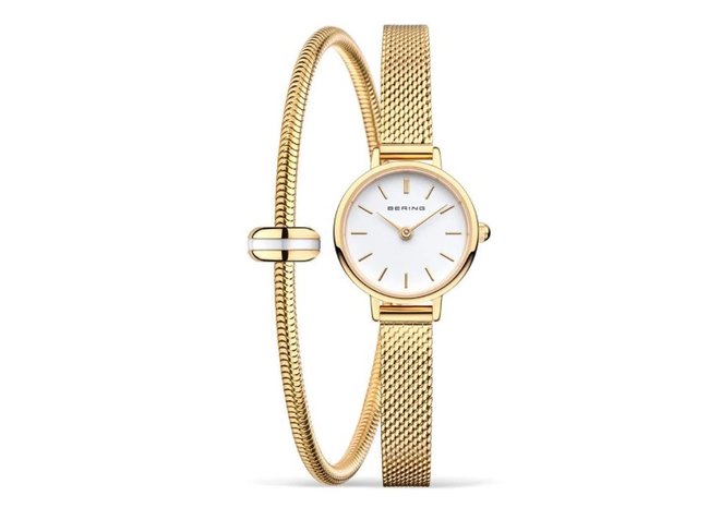 Bering | Quartz | Acier | Doré Poli | 11022-334 Bering | Quartz | Acier | Doré Poli | 11022-334