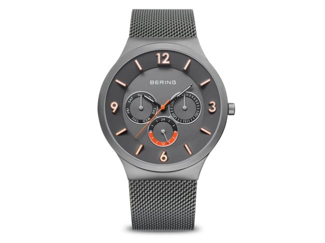 Bering | Quartz | Classic | Gris brossé | 33441-377 Bering | Quartz | Classic | Gris brossé | 33441-377