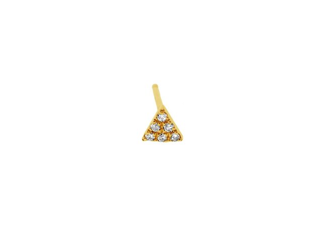 Diamanti Per Tutti | Boucles d'Oreilles | Plaqué Or | Diamants |M560 DO