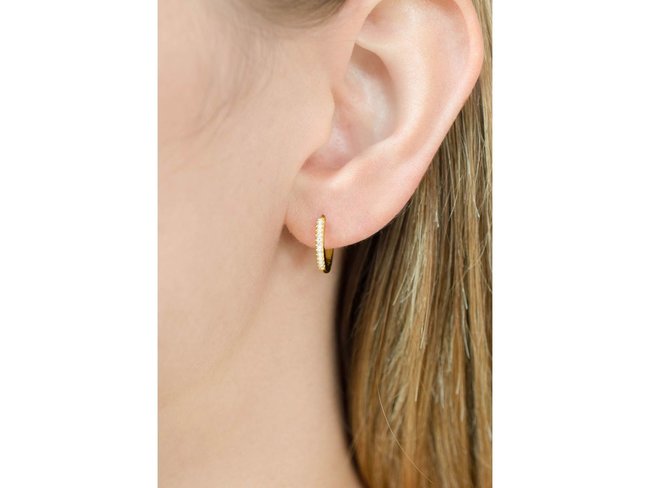 Diamanti Per Tutti | Boucles d'Oreilles | Plaqué Or | Diamants |M1468DO Diamanti Per Tutti | Boucles d'Oreilles | Plaqué Or | Diamants |M1468DO