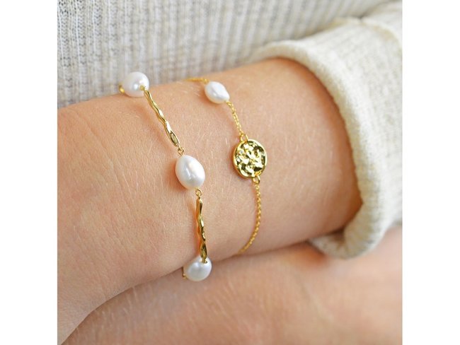 Diamanti Per Tutti | Bracelet | Plaqué Or | Perle | M1653 DO Diamanti Per Tutti | Bracelet | Plaqué Or | Perle | M1653 DO