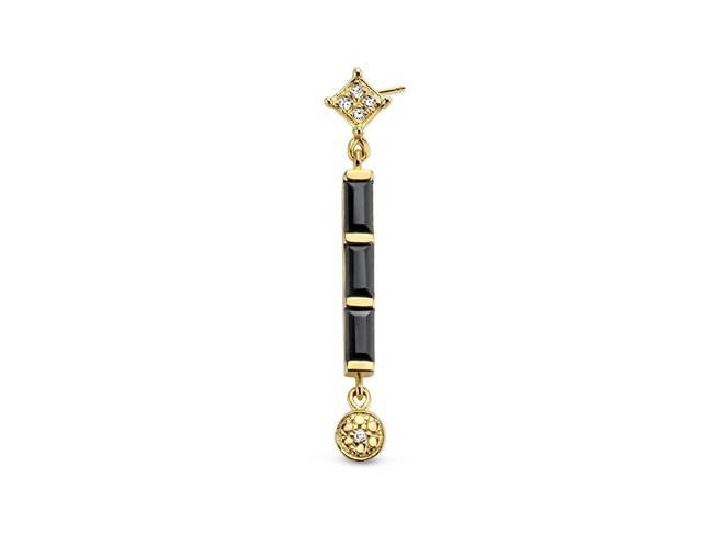 Diamanti Per Tutti | Boucles d'Oreilles | Plaqué Or | Onyx | M1853 DO Diamanti Per Tutti | Boucles d'Oreilles | Plaqué Or | Onyx | M1853 DO