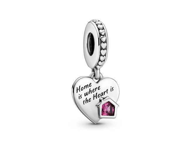 Pandora | Charm | Coeur Ma Maison Adorée | 799324C01 Pandora | Charm | Coeur Ma Maison Adorée | 799324C01