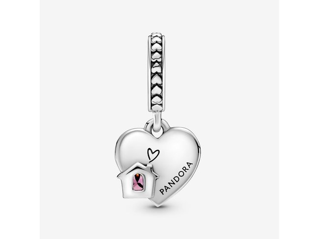 Pandora | Charm | Coeur Ma Maison Adorée | 799324C01 Pandora | Charm | Coeur Ma Maison Adorée | 799324C01
