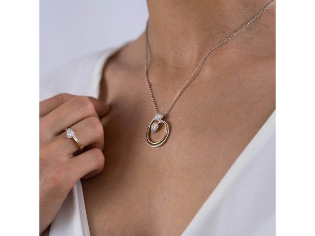 Viventy | Collier | Argent Bicolore | Zirconium | 784028 Viventy | Collier | Argent Bicolore | Zirconium | 784028