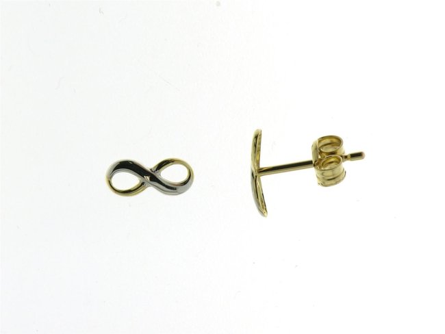 Loumya Gold | Boucles d'Oreilles |Or Bicolore | Infini| BE054076 Loumya Gold | Boucles d'Oreilles |Or Bicolore | Infini| BE054076