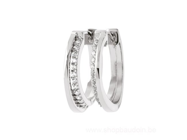 Bijoux Paris | Créoles | Argent | Oxyde de Zirconium | 1635410 Bijoux Paris | Créoles | Argent | Oxyde de Zirconium | 1635410