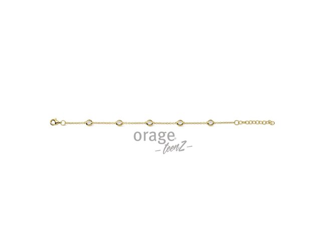 Orage Teenz | Bracelet | Plaqué Or | Oxyde de Zirconium | T436 Orage Teenz | Bracelet | Plaqué Or | Oxyde de Zirconium | T436
