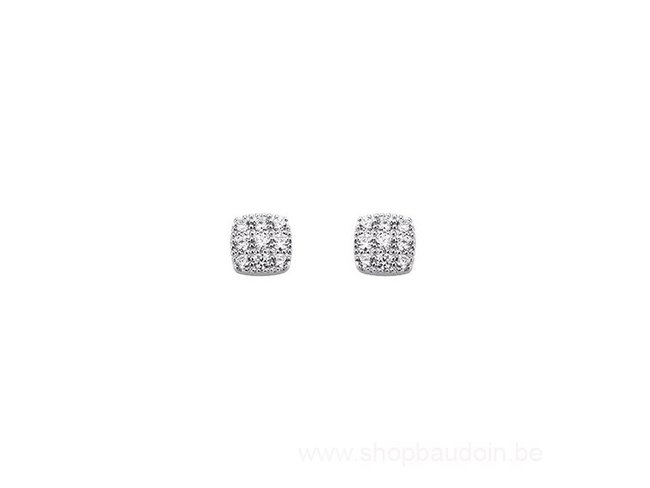 Saunier | Boucles d'Oreilles | Argent | Oxyde de Zirconium Saunier | Boucles d'Oreilles | Argent | Oxyde de Zirconium