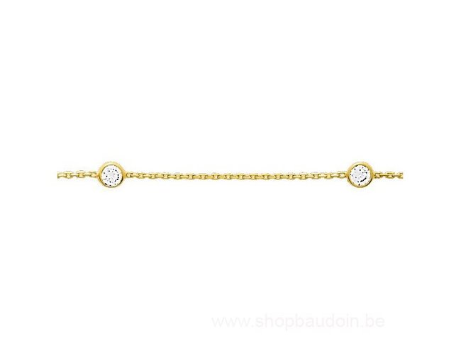 Loumya Gold 18K | Bracelet | Or Jaune | Oxyde de Zirconium | RM772Z