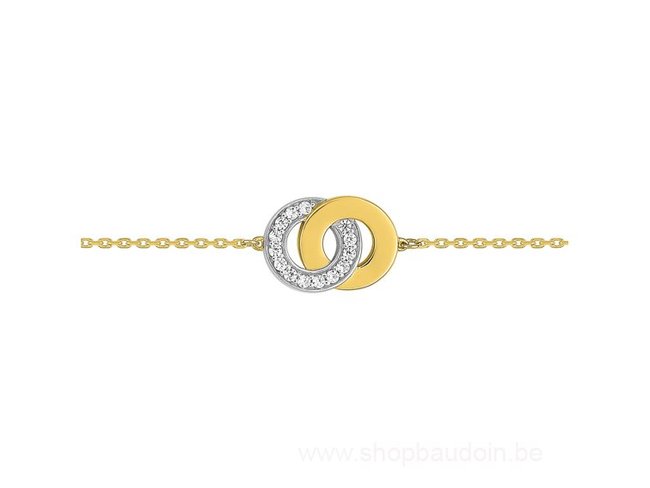 Loumya Gold | Bracelet | Or Jaune |Oxyde de Zirconium| RM68 Loumya Gold | Bracelet | Or Jaune |Oxyde de Zirconium| RM68