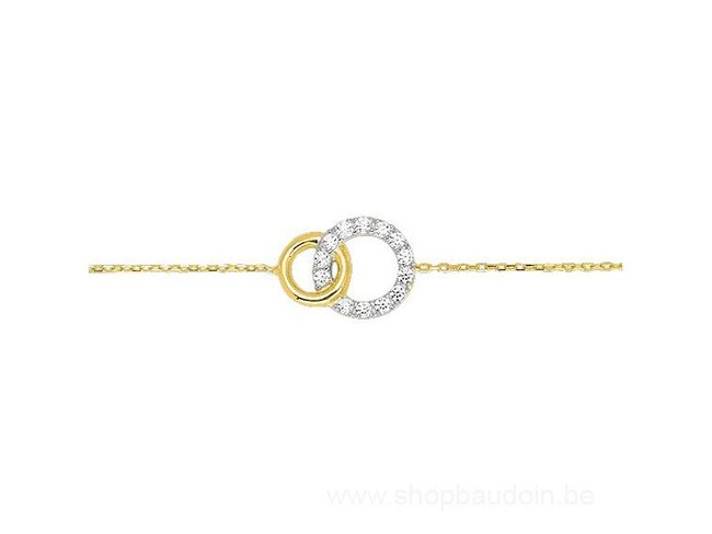 Loumya Gold 18K | Bracelet | Or Jaune | Oxyde de Ziconium | RM4.3014