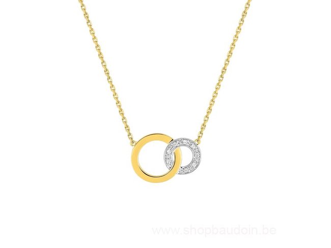 Loumya Gold | Collier | Or Jaune | Bicolore | Diamants | RM523 Loumya Gold | Collier | Or Jaune | Bicolore | Diamants | RM523