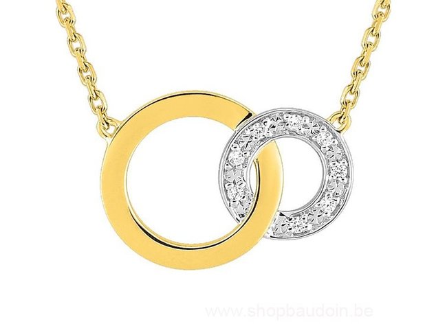 Loumya Gold | Collier | Or Jaune | Bicolore | Diamants | RM523 Loumya Gold | Collier | Or Jaune | Bicolore | Diamants | RM523