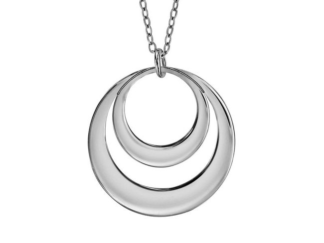 Loumya Silver | Collier | Argent | 2 Cercles | Personnalisable Loumya Silver | Collier | Argent | 2 Cercles | Personnalisable