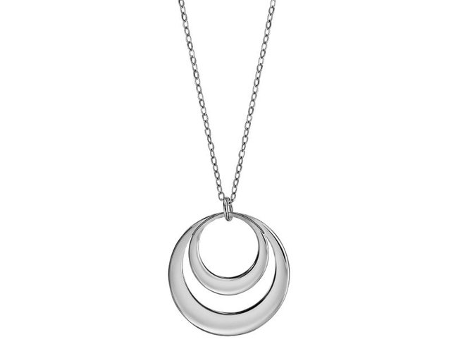 Loumya Silver | Collier | Argent | 2 Cercles | Personnalisable Loumya Silver | Collier | Argent | 2 Cercles | Personnalisable