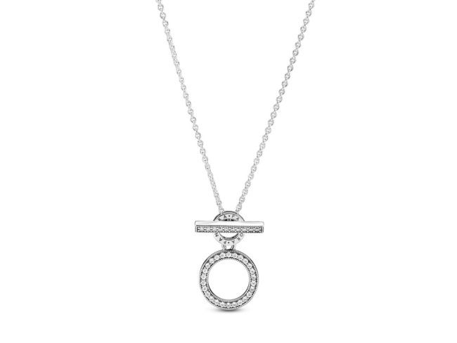 Pandora | Collier | Barre en T Créole Double | 399039C01 Pandora | Collier | Barre en T Créole Double | 399039C01