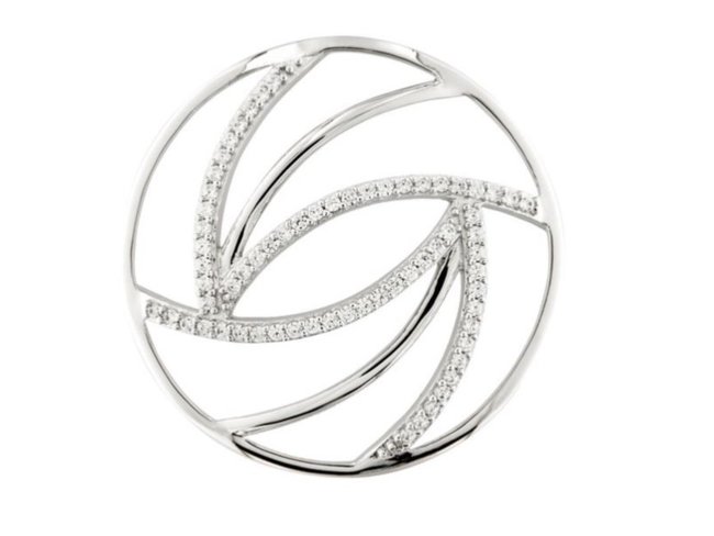 My Imenso | Insigne | Argent | 33mm | Lines | 33-1404 My Imenso | Insigne | Argent | 33mm | Lines | 33-1404