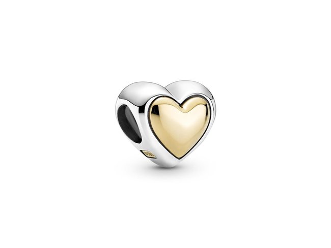 Pandora | Charm | Coeur Doré Bombé | 799415C00