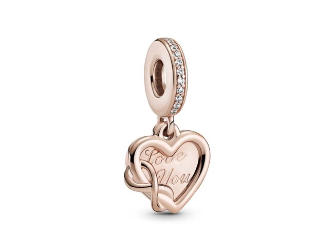 Pandora | Charm | Rosé | Love You | Coeur Infini | 789369C01