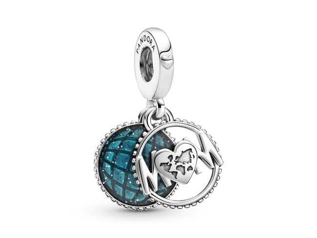 Pandora | Charm | Globe Étincelant Mum (Maman) | 799368C01