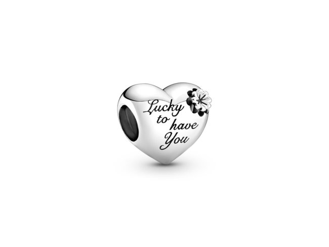 Pandora | Charm | Cœur & Trèfle | 799364C00 Pandora | Charm | Cœur & Trèfle | 799364C00