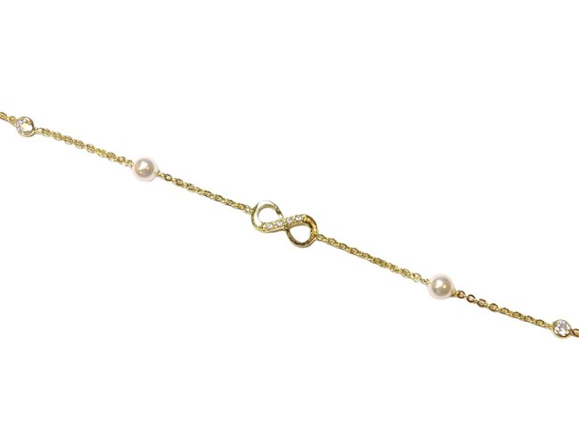 Loumya Silver | Bracelet | Plaqué Or | Oxyde de Zirconium | Infini Loumya Silver | Bracelet | Plaqué Or | Oxyde de Zirconium | Infini