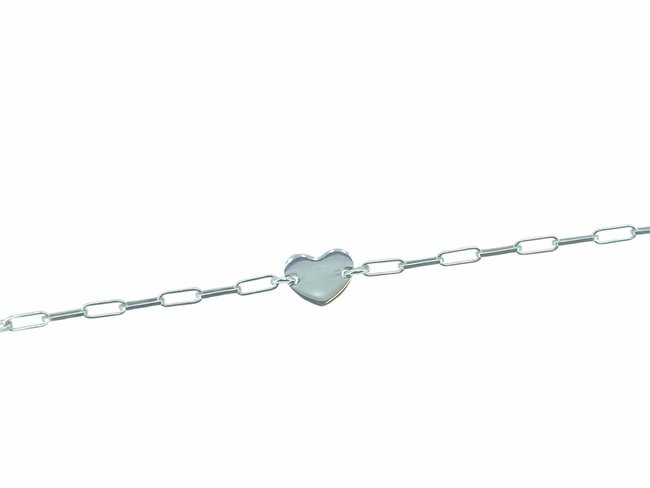 Loumya Silver | Bracelet | Argent | Personnalisable | Coeur