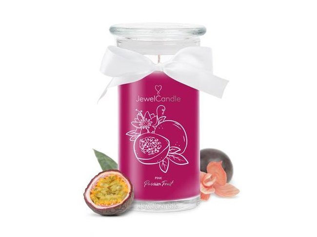 JewelCandle | Pink Passion Fruit | Swarosvki | Dès 32.95€ JewelCandle | Pink Passion Fruit | Swarosvki | Dès 32.95€
