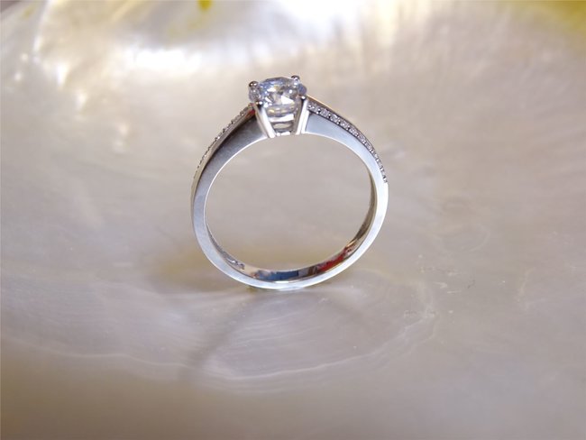 Loumya Gold | Bague | Or Blanc | Oxyde de Zirconium | OR12182 Loumya Gold | Bague | Or Blanc | Oxyde de Zirconium | OR12182