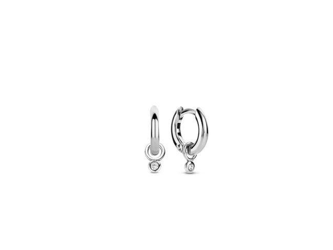 Ti Sento | Boucles d'Oreilles | Argent | Oxyde de Zirconium | ø 13mm | 7868ZI