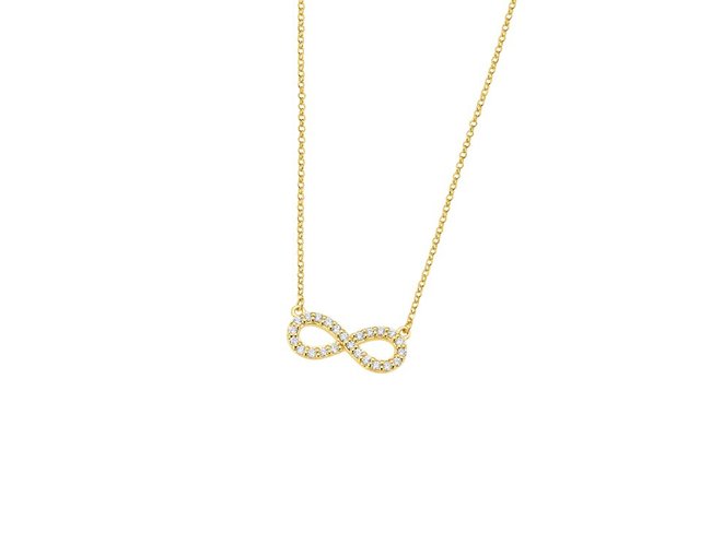 Lotus Silver | Collier | Plaqué Or |Oxyde de Zirconium|LP1253-1/3 Lotus Silver | Collier | Plaqué Or |Oxyde de Zirconium|LP1253-1/3