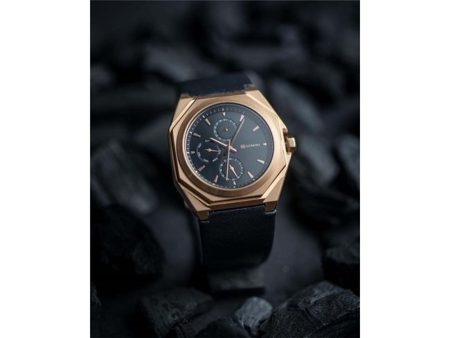 Gemini Watches | Homme | Quartz | Acier Rosé | LUX03