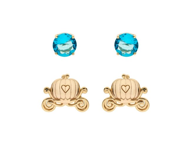 Disney Jewels | Boucles d'Oreilles | Plaqué Or | SS0003YFBL