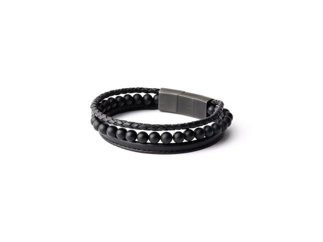 GEMINI | Bracelet | Olympus | Black | 6mm | TR1
