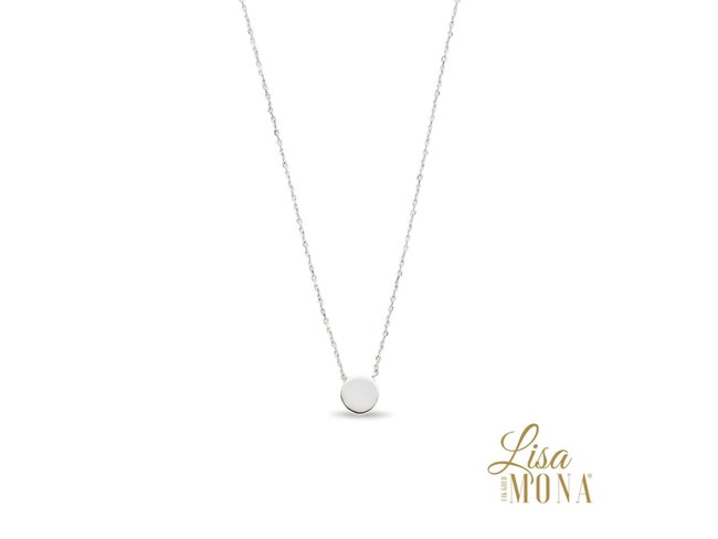 Lisa Mona 14K | Collier | Or Blanc | LM/G0397