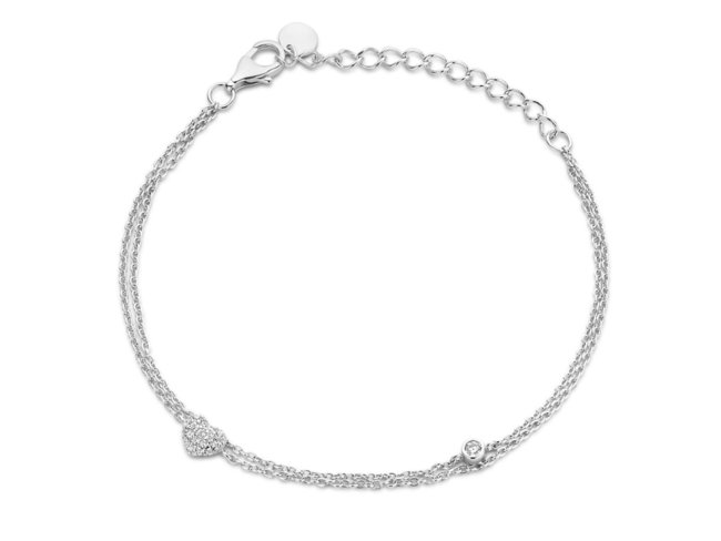 Naiomy Silver | Bracelet | Argent | Coeur | B2L52 Naiomy Silver | Bracelet | Argent | Coeur | B2L52
