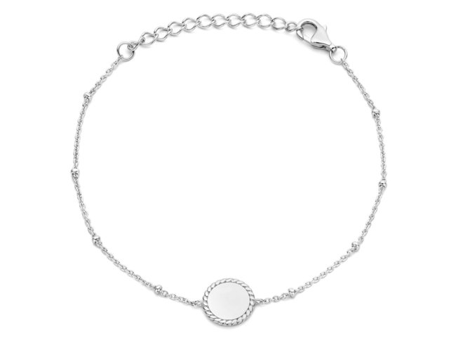 Naiomy Silver | Bracelet | Argent | Personnalisable | B2L58