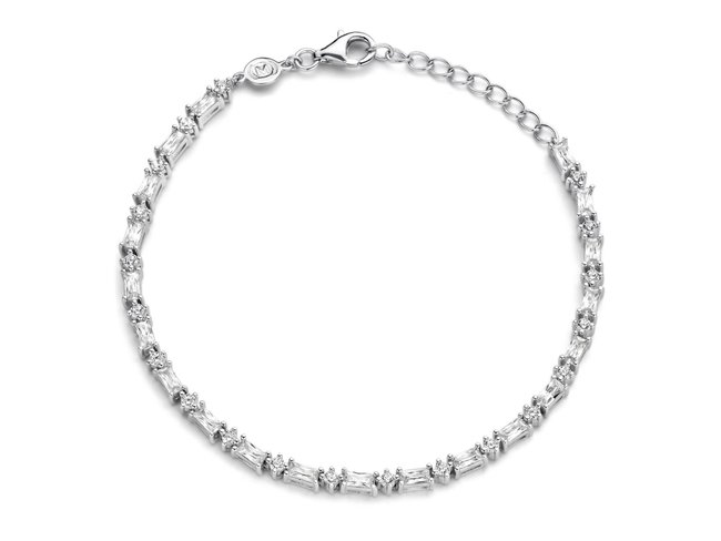 Naiomy Silver | Bracelet | Argent | Oxyde de Zirconium | B2C59