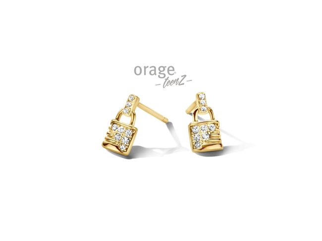 Orage Kids | Boucles d'Oreilles | Plaqué Or | T516