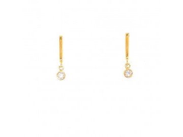 Loumya Gold 18K | Boucles d'Oreilles | Or Jaune | Oxyde de Zirconium Loumya Gold 18K | Boucles d'Oreilles | Or Jaune | Oxyde de Zirconium