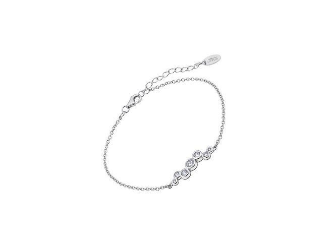 Lotus Silver | Bracelet | Argent | Oxyde de Zirconium |LP1979-2/1