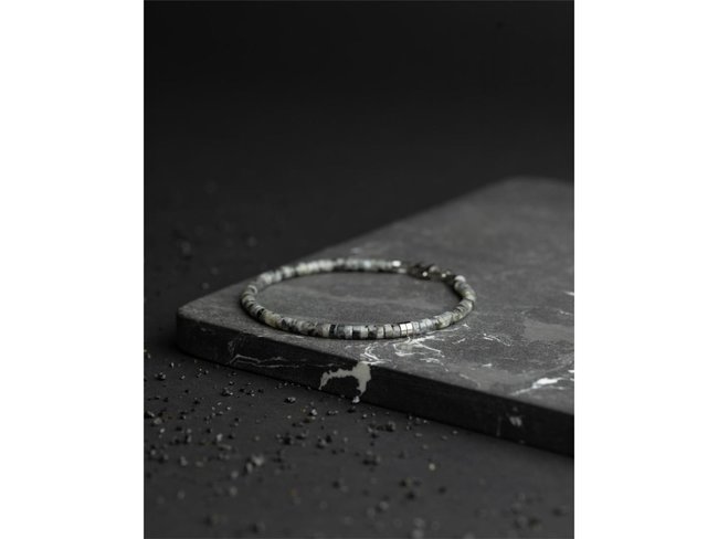 GEMINI | Bracelet | Sphera | Grey | 4 mm | N36