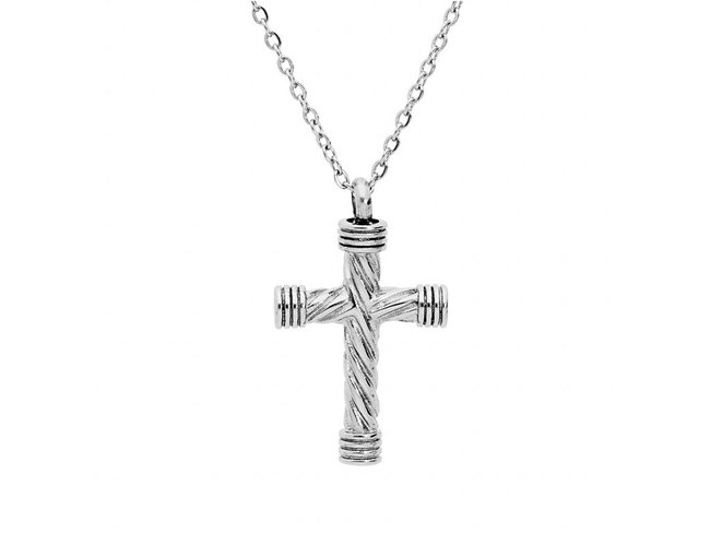 Bijoux Funéraires | Collier | Funéraire | Acier | Croix | 130533 Bijoux Funéraires | Collier | Funéraire | Acier | Croix | 130533