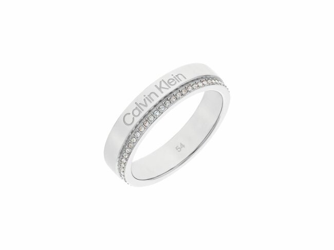 Calvin Klein. | Bague | Acier Inoxydable | Cristaux | 35000200 Calvin Klein. | Bague | Acier Inoxydable | Cristaux | 35000200