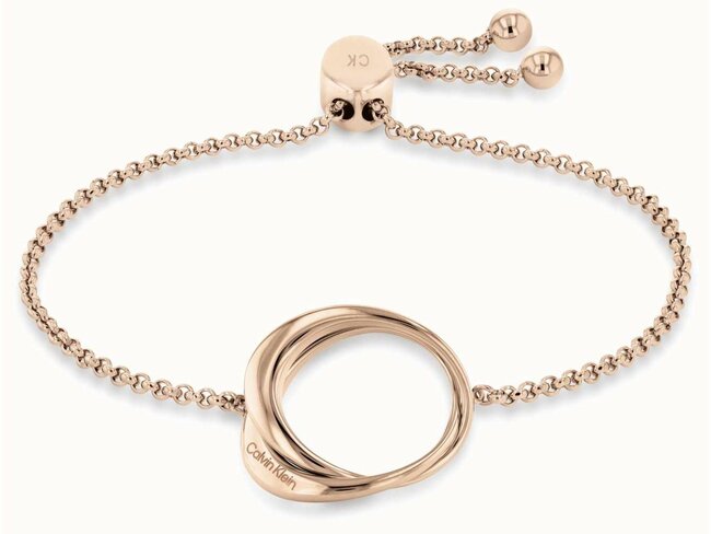 Calvin Klein. | Bracelet | Acier Rosé | Ajustable | 35000005