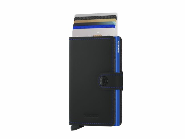 Secrid | Porte-Cartes | Miniwallet | Matte | MM-Black& Blue Secrid | Porte-Cartes | Miniwallet | Matte | MM-Black& Blue